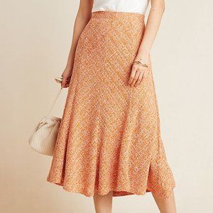 Anthropologie Janey Knit Midi Skirt